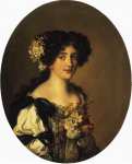 Voet Jacob-Ferdinand Portrait of Gabriela Mancini  - Hermitage
